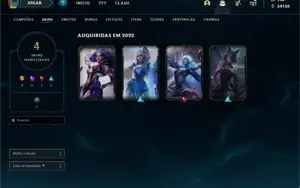 Conta perfeita e com mmr de mestre