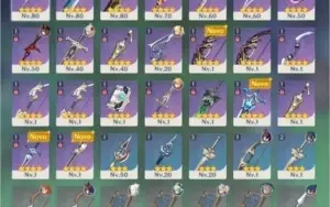 Genshin impact conta com Hu tao, Baal, Keqing e Jean AR 47