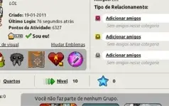 Conta HABBO com (Estátua do Chute de KungFu)