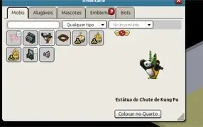 Conta HABBO com (Estátua do Chute de KungFu)