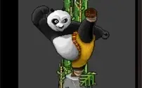 Conta HABBO com (Estátua do Chute de KungFu)