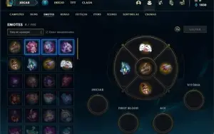 Conta bronze 1 com 30 Champs e 9 Skins