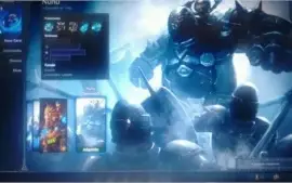 Conta league of legends unranked, 22 campeões, 2 skins