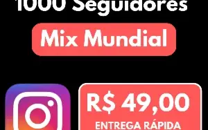 1000 Seguidores Instagram - Seguidores Mundiais