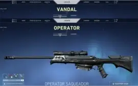 CONTA VALORANT COM MUITAS SKINS - COLEÇÃO SAQUEADORA