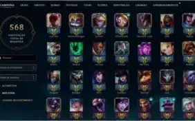 LOL BR - Platina 5 SoloQ, Icone Rengar Chibi etc