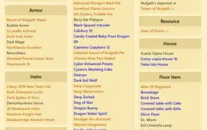 CONTA AQW 2009 + bag 100% rare itens