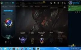 CONTA DIAMANTE LOL, LEVEL 42 SMURF WIN RATE OTIMO!