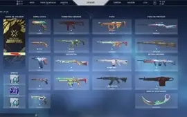 Conta DIAMANTE 2, várias skins
