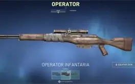 Conta DIAMANTE 2, várias skins