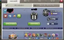 CONTA CLASH OF CLANS CV 11 QUASE FULL