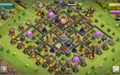 CONTA CLASH OF CLANS CV 11 QUASE FULL