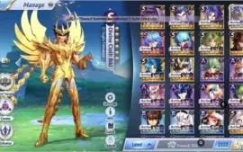 CONTA SAINT SEIYA AWAKENING LVL 45, SERV A-78