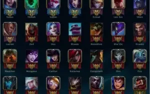 Conta LoL Platina III com borda de DIAMANTE todos campeões