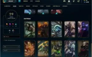 Conta ouro 4 com 56 champs e 29 skins ( MAIN ADC )