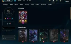 Conta ouro 4 com 56 champs e 29 skins ( MAIN ADC )