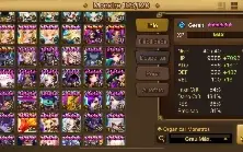 Conta com ld 5 estrela e com muitas variedades de personagem