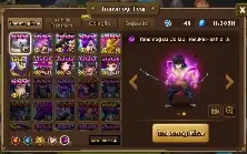 Conta com ld 5 estrela e com muitas variedades de personagem