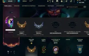 Prata 1 com TODOS os champs e 225 Skins ( SUP / ADC )