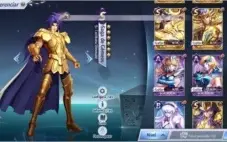 CONTA SAINT SEIYA AWAKENING, LVL45, 4 LV 80 SHAKA CLOTH