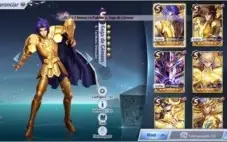 CONTA SAINT SEIYA AWAKENING, LVL45, 4 LV 80 SHAKA CLOTH