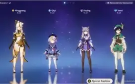 Ar36 3x5* Venti + Keqing + Qiqi + Ningguang C5