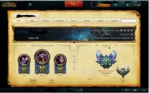 CONTA LEAGUE OF LEGENDS DIAMANTE 4