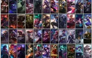 Conta bronze 2 com TODOS os champs, 165 Skins + 3000 RP