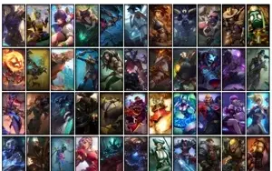 Conta bronze 2 com TODOS os champs, 165 Skins + 3000 RP