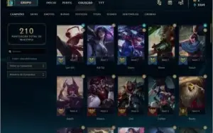 Conta Platina 3 (55 Cmps, 25 skins e 3 permanentes)