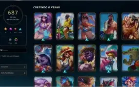 690 SKINS, UNRAKED, FULL DADOS, VENDA POR NECESSIDADE.