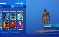 Conta de fortnite + 140 skins (Ps4 não funciona)