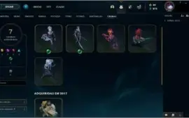 Conta TOP com 993 Skins