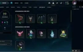 Conta TOP com 993 Skins
