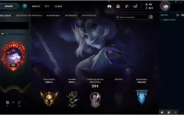 Conta TOP com 993 Skins