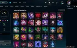 Conta TOP com 993 Skins
