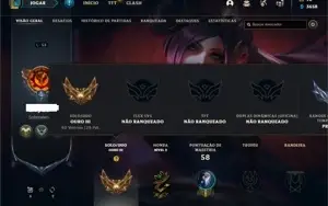 Conta ouro 3 com 45 Champs e 22 Skins