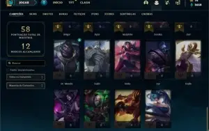 Conta ouro 3 com 45 Champs e 22 Skins