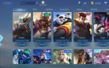 Conta mobile legends 119 heróis/ skins 176