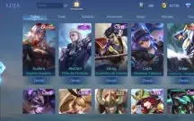 Conta mobile legends 119 heróis/ skins 176