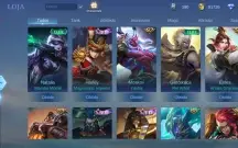 Conta mobile legends 119 heróis/ skins 176