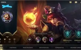 Conta LoL: Wild Rift esmeralda 1 (1 pontos)