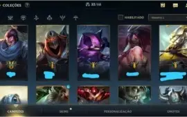Conta LoL: Wild Rift esmeralda 1 (1 pontos)