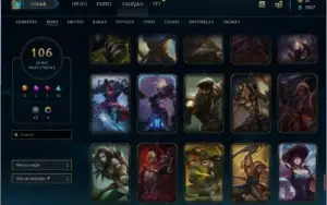 Conta LOL com Riven Campeonato da S2 e Rammus REI
