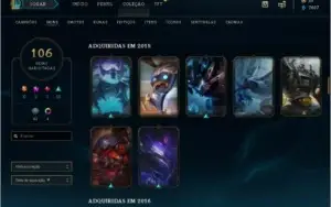 Conta LOL com Riven Campeonato da S2 e Rammus REI