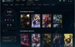 Conta LOL com Riven Campeonato da S2 e Rammus REI