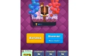 CONTA CLASH ROYALE, ARENA 15, NÍVEL 10.