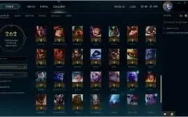 Conta Prata 5 com 101 skins E 89 Champs