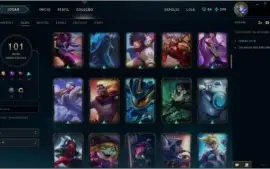 Conta Prata 5 com 101 skins E 89 Champs