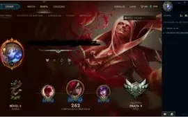 Conta Prata 5 com 101 skins E 89 Champs